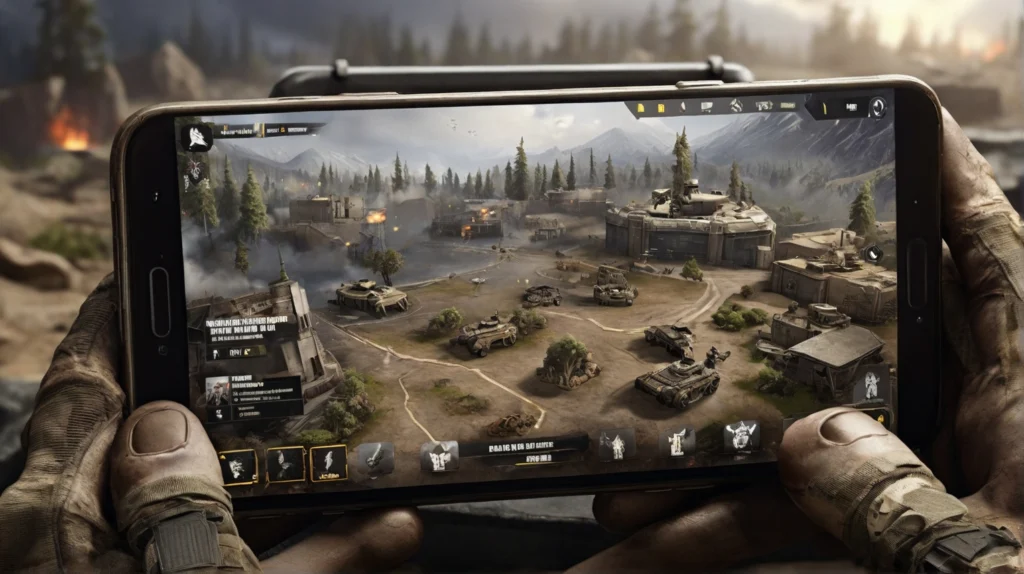 Call of Duty: Warzone Mobile Game on mobile screen